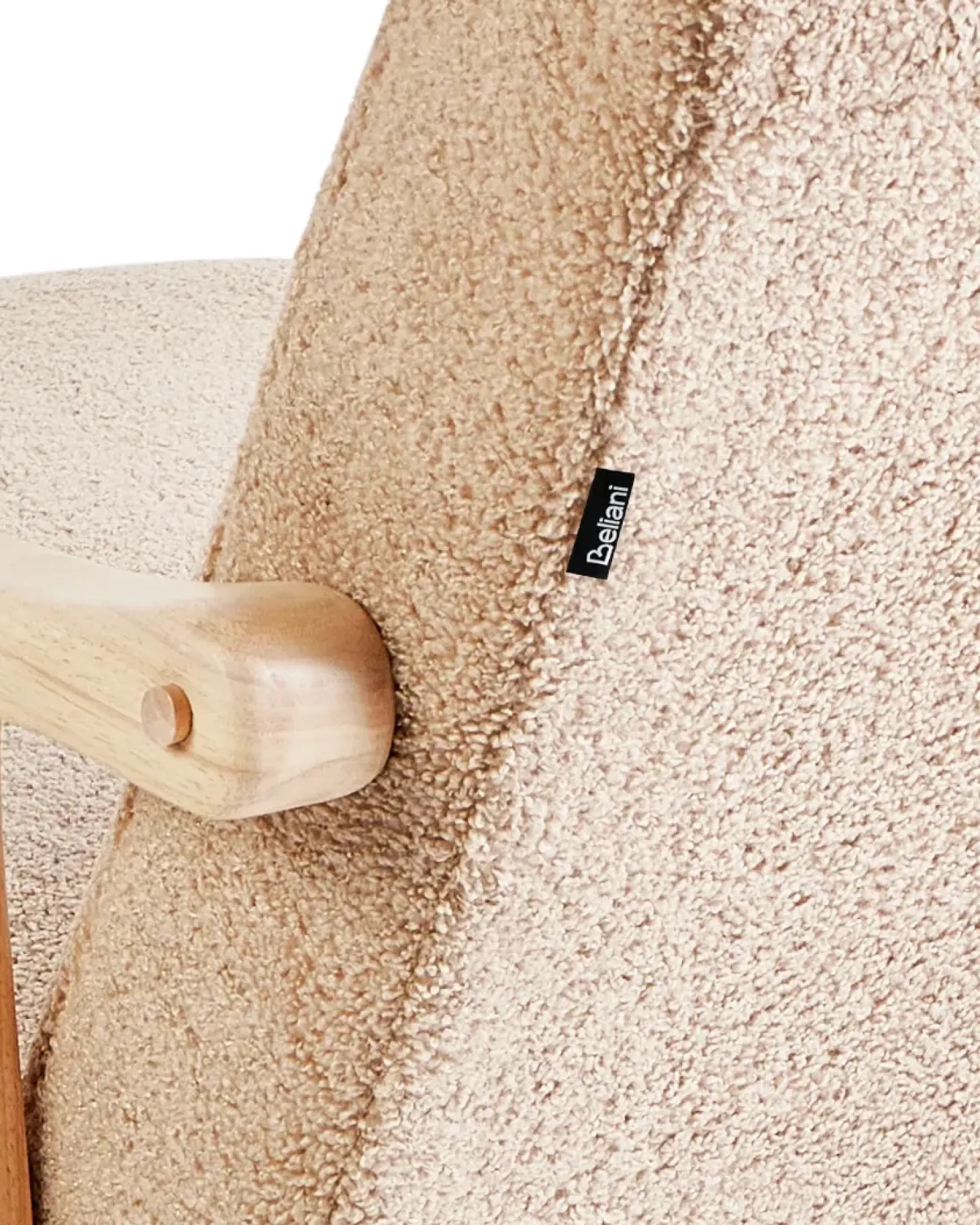 Gyngestol LEKNES Boucle Beige