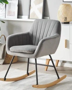 Gyngestol LIARUM Velour Grå