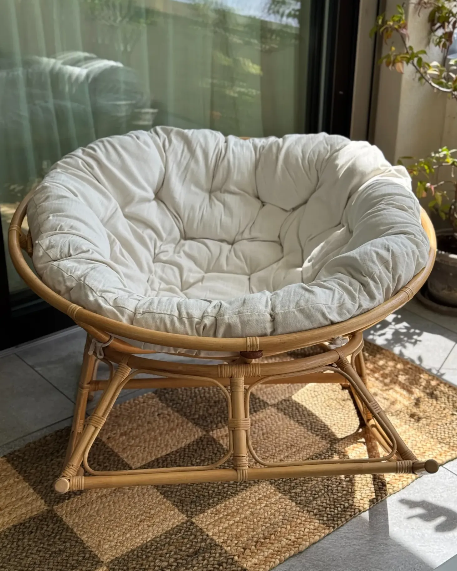 Gyngestol ORVIETO Rattan Naturlig