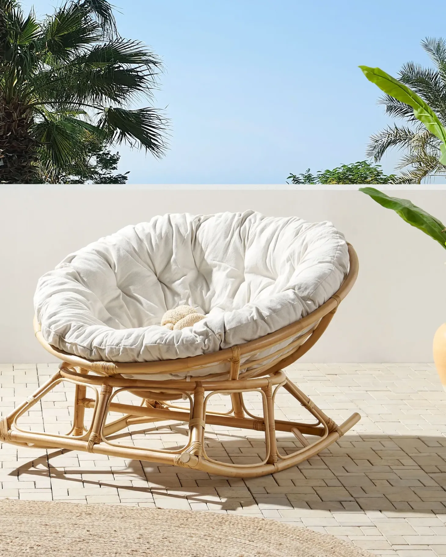 Gyngestol ORVIETO Rattan Naturlig