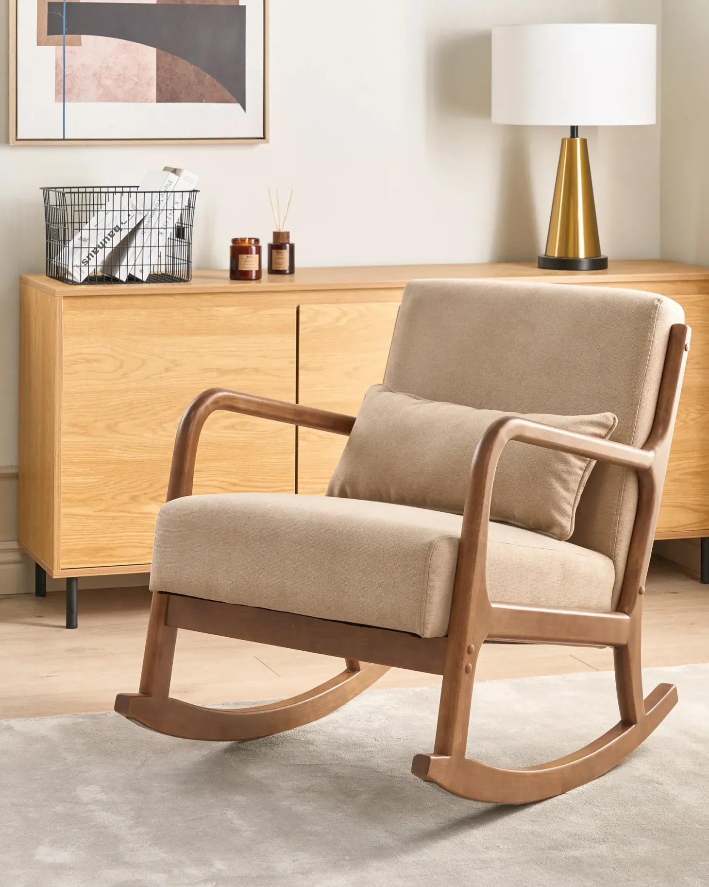 Gyngestol SKOVDE Beige