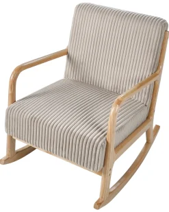 Gyngestol SORSELE Fløjl Beige