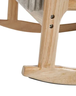 Gyngestol SORSELE Fløjl Beige