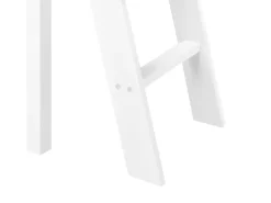 Halvhøj seng Fyretræ ASCOUX 90 x 200 cm Hvid