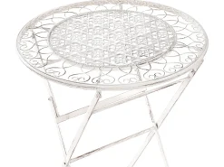 Havebar-sæt Foldbar TRIESTE Metal Lys Beige