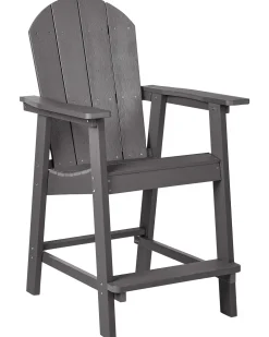 Have barstol ADIRONDACK Syntetisk materiale Mørkegrå
