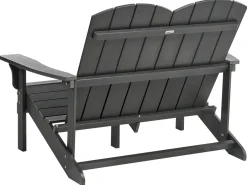 Havebænk ADIRONDACK 125 cm Mørkegrå