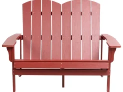 Havebænk ADIRONDACK 125 cm Rød