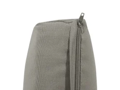 Havebænk med hynde SALERNO 142 cm Metal Mørkegrå