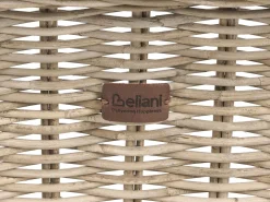 Havebænk med hynde SUSUA 189 cm Rattan Naturlig