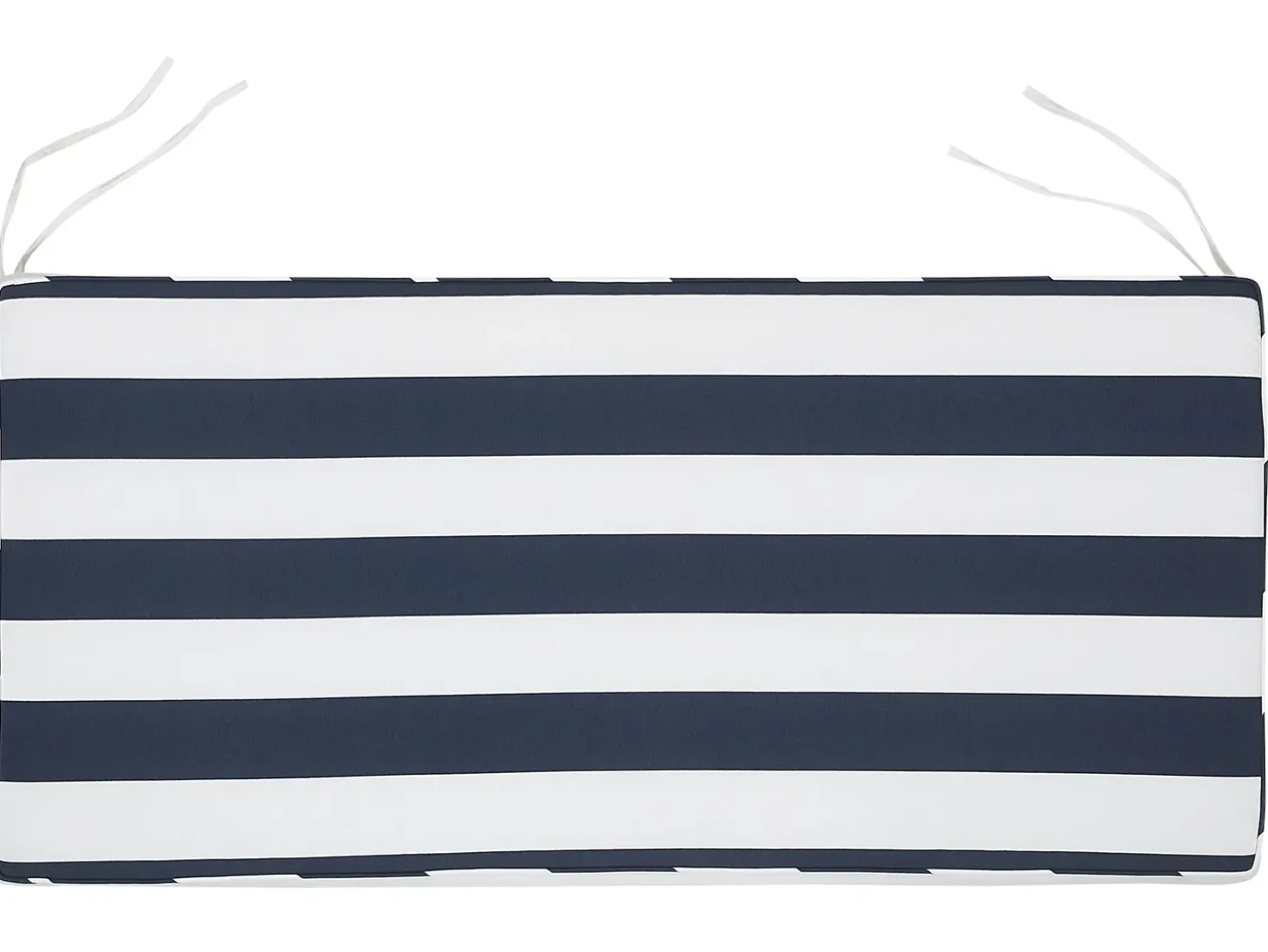 Havebænk med hynde VIVARA 120 cm Certificeret akacietræ Navy Blå