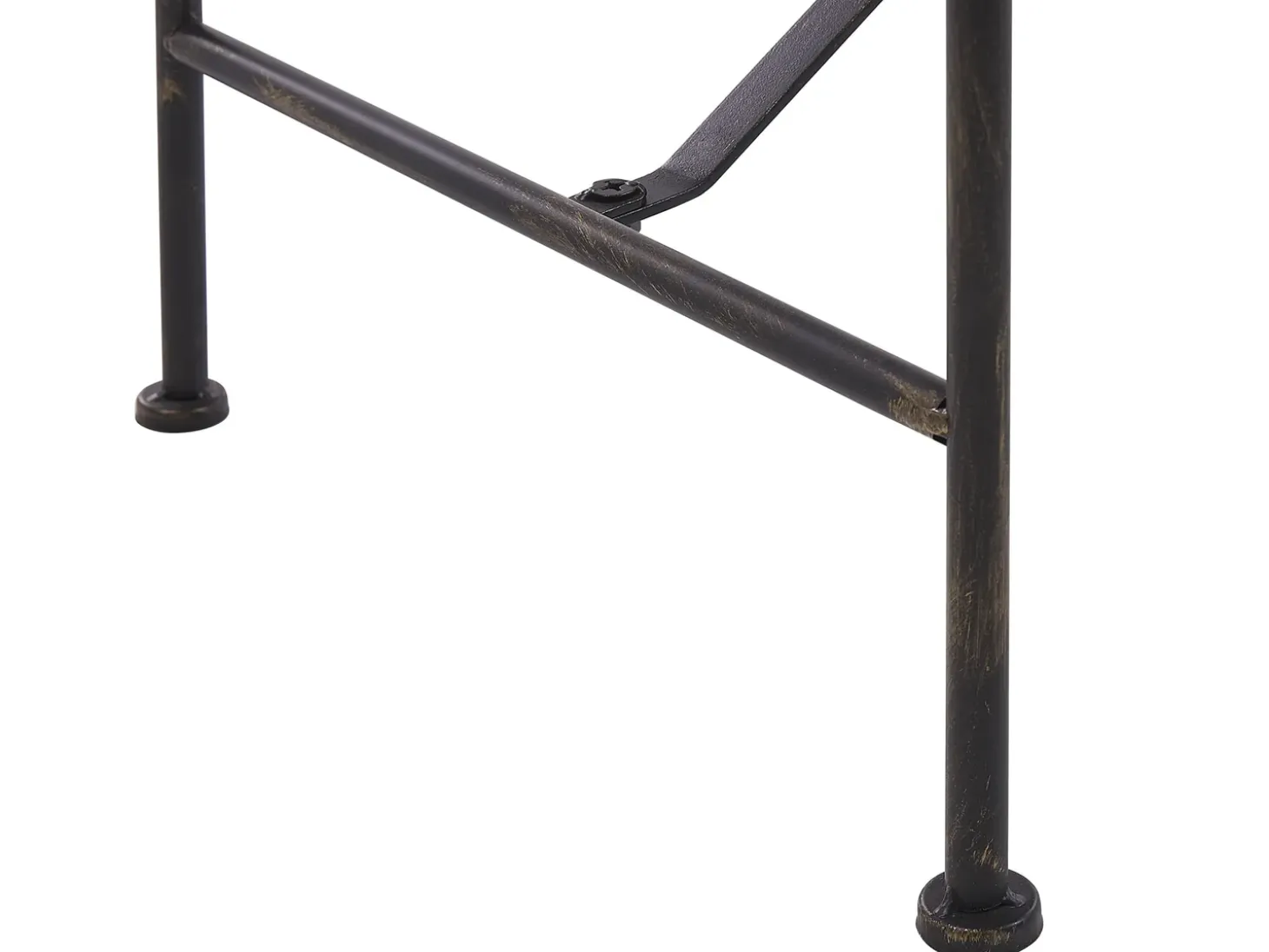 Havebænk MILAZZO 130 cm Metal Sort