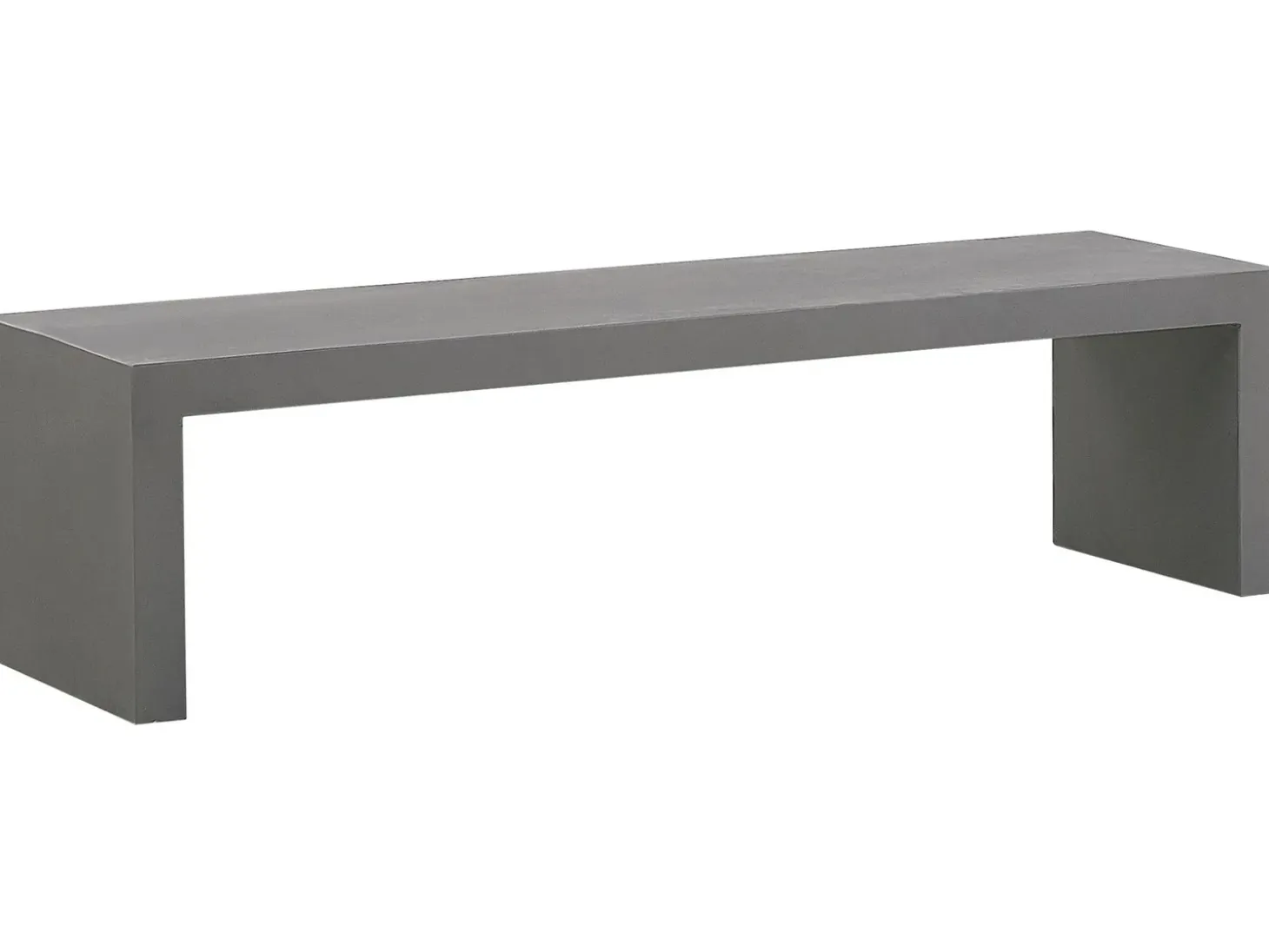 Havebænk TARANTO 150 cm Beton Grå