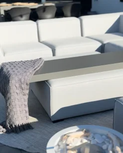 Havebænk TARANTO 150 cm Beton Grå