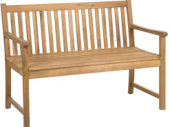 Havebænk VIVARA 120 cm Certificeret akacietræ Lysebrun