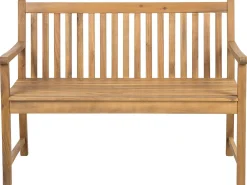 Havebænk VIVARA 120 cm Certificeret akacietræ Lysebrun