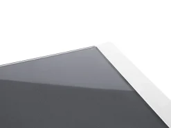 Havebord BACOLI 210 cm 90 cm Glas Cremehvid