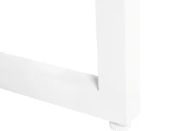 Havebord BACOLI 210 cm 90 cm Glas Cremehvid