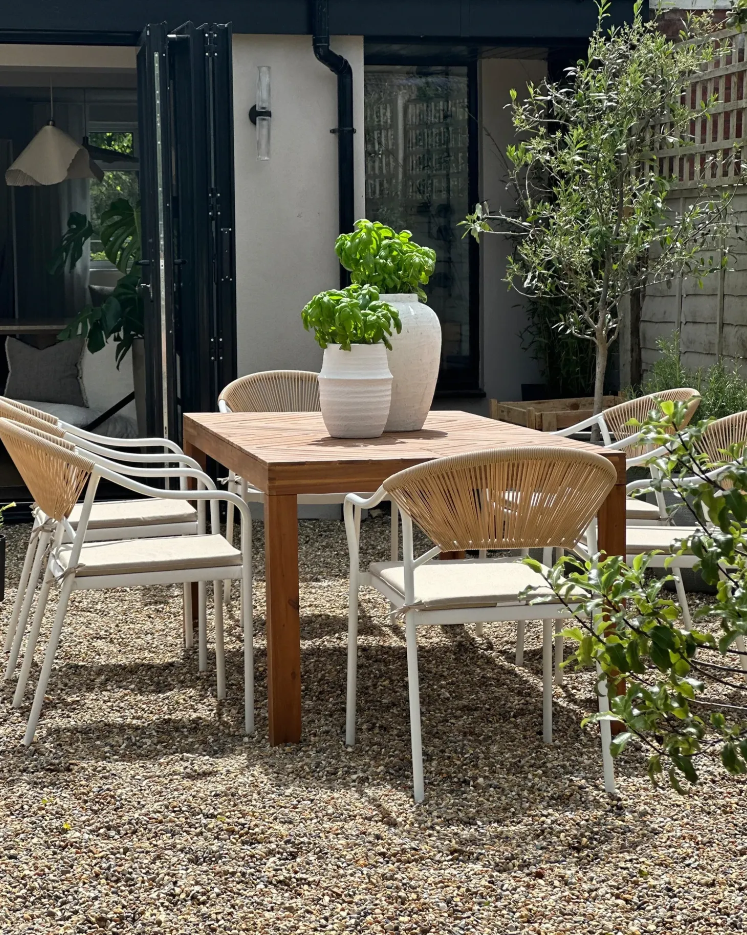 Havebord BARATTI 180 cm 90 cm Akacietræ Brun