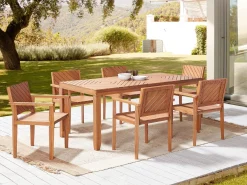 Havebord BARATTI 180 cm 90 cm Akacietræ Brun