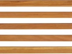 Havebord BELLANO 70 cm 120 cm Akacietræ Brun