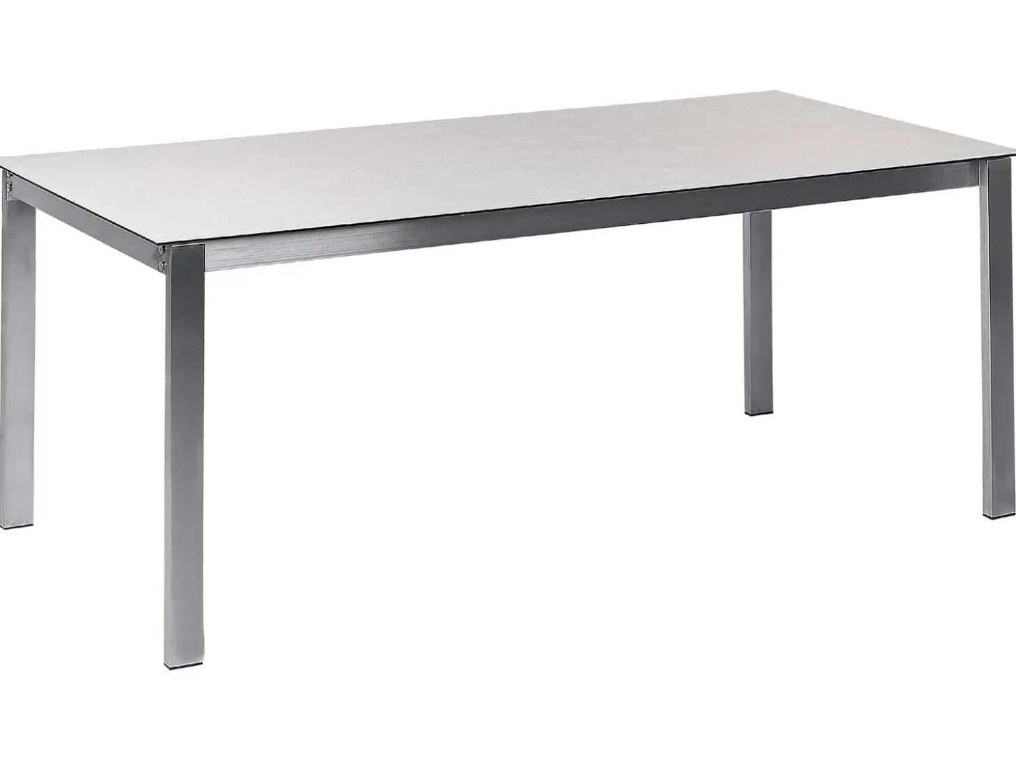 Havebord COSOLETO 180 cm 90 cm Glas Hvid