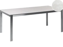 Havebord COSOLETO 180 cm 90 cm Glas Hvid