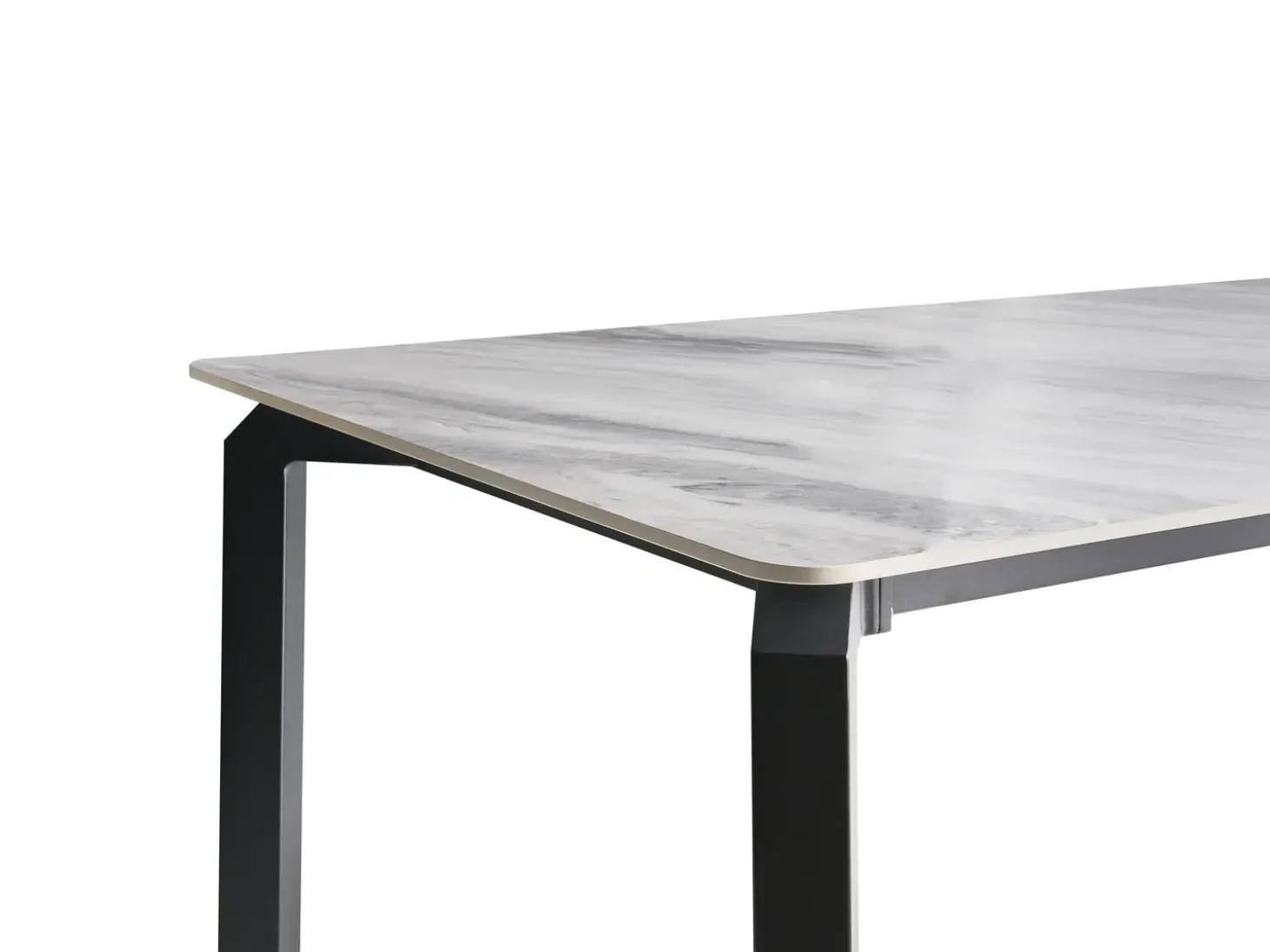 Havebord FELETTO 180 cm 90 cm Sten Grå marmor