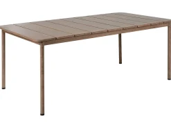 Havebord FLAVIA 185 cm 96 cm Metal Brun