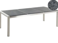 Havebord GROSSETO 220 cm 100 cm Flammet Granit Grafit
