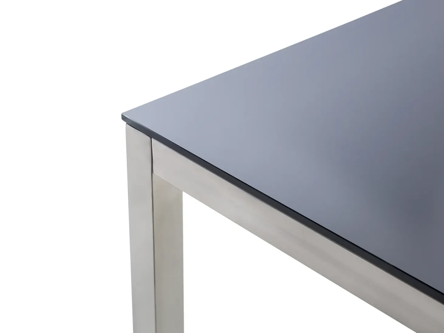 Havebord GROSSETO 180 cm 90 cm Hærdet glas Sort