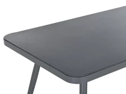 Havebord LIPARI 140 cm 80 cm Glas Grå