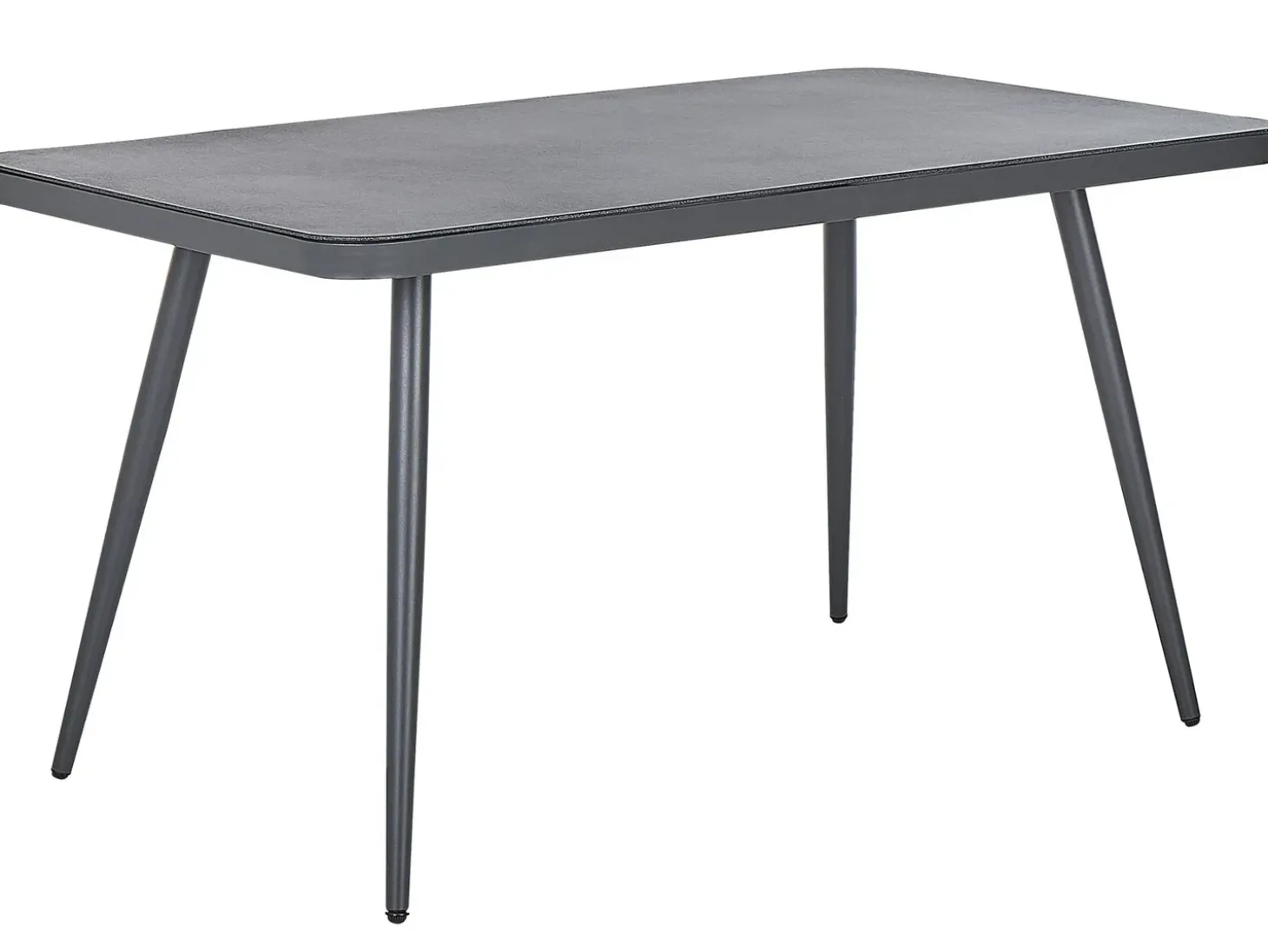 Havebord LIPARI 140 cm 80 cm Glas Grå