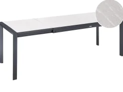 Havebord med udtræk BINASCO 160/220 cm 90 cm Beige