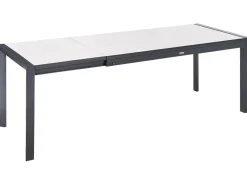 Havebord med udtræk BINASCO 160/220 cm 90 cm Beige