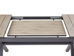 Havebord med udtræk FANES 184/242 cm 90 cm Metal Grafit