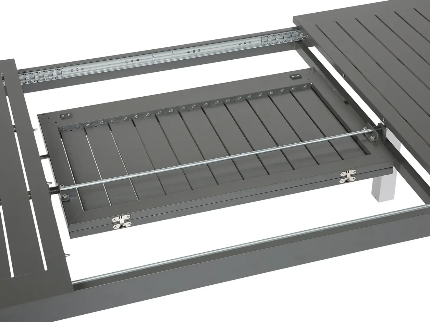 Havebord med udtræk PANCOLE 168/248 cm 100 cm Metal Grå