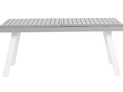 Havebord med udtræk PERETA 175/255 cm 100 cm Metal Lysegrå