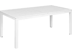 Havebord med udtræk SKALOMA 180/240 cm 90 cm Metal Hvid