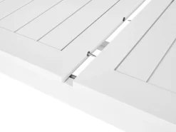 Havebord med udtræk SKALOMA 180/240 cm 90 cm Metal Hvid