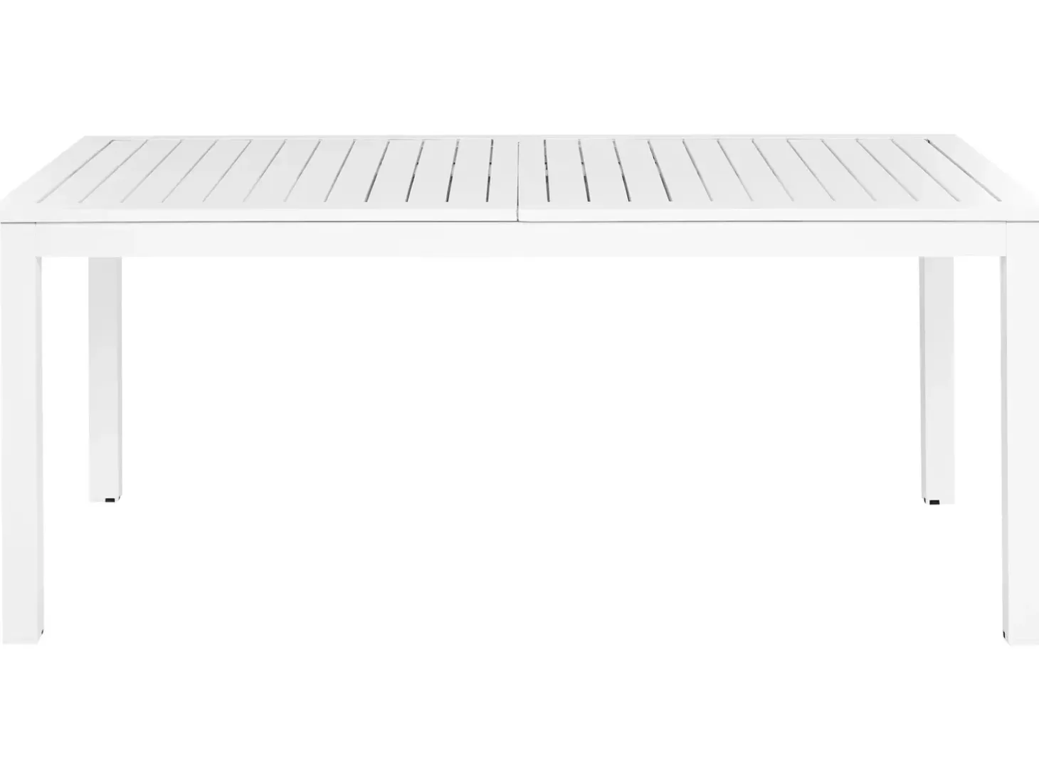 Havebord med udtræk SKALOMA 180/240 cm 90 cm Metal Hvid
