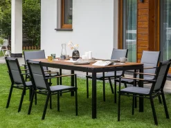 Havebord med udtræk TOFANE 198/248 cm 90 cm Brun