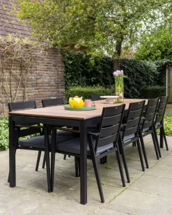 Havebord med udtræk TOFANE 198/248 cm 90 cm Brun