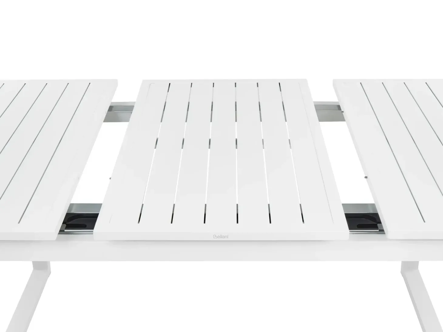 Havebord med udtræk VALCANETTO 180/240 cm 90 cm Metal Hvid