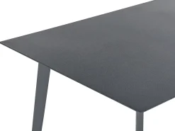 Havebord MILETO 140 cm 80 cm Glas Grå