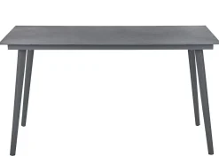 Havebord MILETO 140 cm 80 cm Glas Grå
