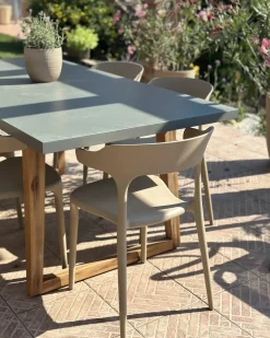 Havebord ORIA 180 cm 90 cm Beton Grå