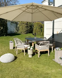 Havebord ORIA 180 cm 90 cm Beton Grå
