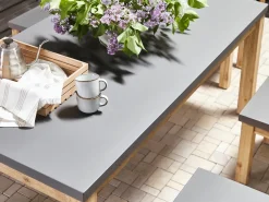 Havebord OSTUNI 180 cm 90 cm Beton Grå