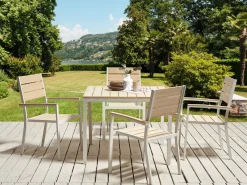 Havebord PRATO 95 cm 95 cm Beige